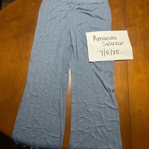 Posh Peanut Slate Pointelle pants